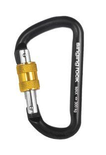 Карабін Singing Rock Mini D Screw (SR K0027.BY)