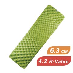 Надувной коврик Sea To Summit Air Sprung Comfort Light Insulated Mat Rectangular Green (STS AMCLINSRRAS)