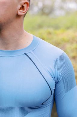 Термобелье мужское Tramp Active комплект (футболка+штаны), blue, S/M