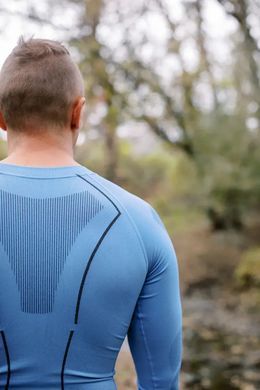 Термобелье мужское Tramp Active комплект (футболка+штаны), blue, S/M