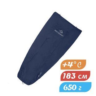 Спальный мешок-квилт Glow Gw1 Quilt (10/4&deg;C), 183 см, Dark Sapphire/Grey от Sea to Summit (STS AGW1-R)