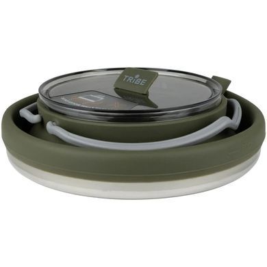 Чайник Tribe Collapsible Kettle 1,5 л силиконовый, olive
