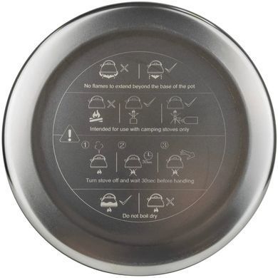 Чайник Tribe Collapsible Kettle 1,5 л силиконовый, olive