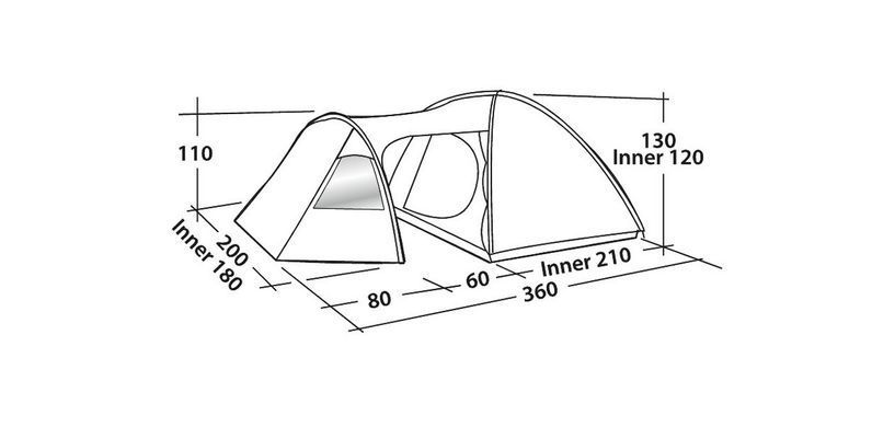 Палатка Easy Camp Eclipse 300 Rustic Green