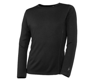 Термофутболка детская Smartwool NTS Mid 250 Crew Black, р.S (SW SN110.001-S)