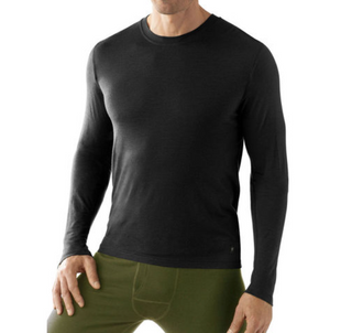 Термофутболка мужская Smartwool NTS Micro 150 Crew Black, р.L (SW SL728.001-L)