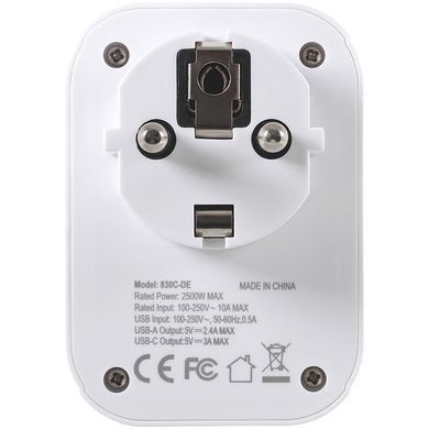 Адаптер Lifeventure для європейських подорожей, USB