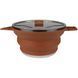 Кастрюля Tribe Collapsible Pot 2,5 л силиконовая, brown