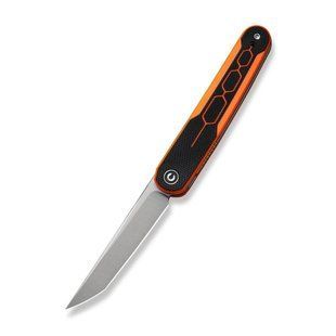 Нож складной карманный Civivi KwaiQ, (7.6 см) Nitro-V/G10 черно-оранжевый