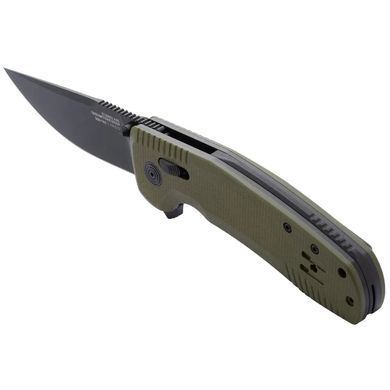Складной нож SOG TAC XR, OD Green/Straight Edge (SOG 12-38-02--41)