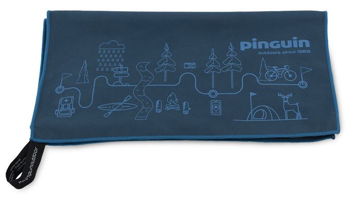 Полотенце Pinguin Micro Towel, Map/Green, M - 40х80 см (PNG 672343)