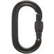 Карабин с муфтой Black Diamond Oval Keylock Screwgate Black (BD 210084.BLAK)