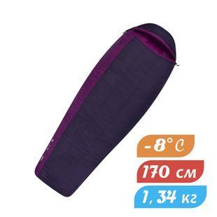 Жіночий спальник Sea to Summit Quest QuII (-1/-8&deg;C), 170 см - Right Zip, Blackberry/Grape (STS AQU2-WR)