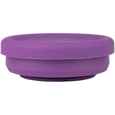 Стакан Tribe Collapsible Shot 90 мл з кришкою силіконовий, plum