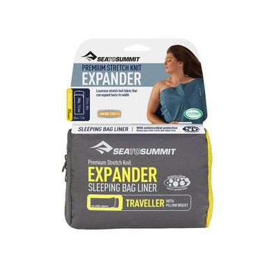 Вкладиш у спальник Expander Liner Traveller (with Pillow slip), 225 см від Sea To Summit, Green (STS AEXPYHAGN)