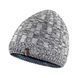 Шапка водонепроницаемая Dexshell Heathered Rib Knit Beanie, OS, бело-серая