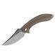 Ніж складаний туристичний Ruike P155-W, (9 см) 14C28N / G10 пісочний