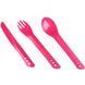 Набор столовых приборов Lifeventure Ellipse Cutlery, pink