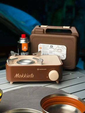 Портативна газова плитка Base Camp Camping Stove Mokkiata, Brown (BCP 51519)