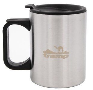 Термокружка с поилкой Tramp 400мл серый TRC-019