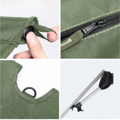 Кровать раскладная Naturehike XJC05 NH20JJ001, темно-зеленая