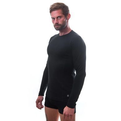 Термокофта чоловіча Sensor Merino DF LS, Black, L