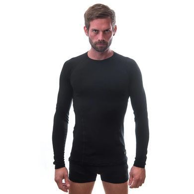 Термокофта чоловіча Sensor Merino DF LS, Black, L