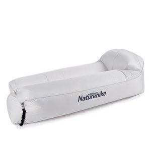 Матрас, ламзак надувной Naturehike NH20FCD06, 180х70х52 см, серый, имеет чехол-рюкзак