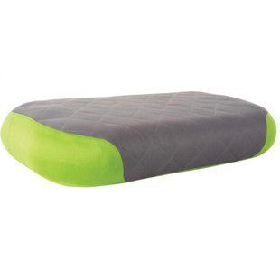 Aeros Premium Pillow Deluxe подушка надувна (Lime (Green/Grey)) (9327868102808) (STS APILPREMDLXLI)