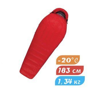 Спальник Sea To Summit Alpine ApII (-12/-20&deg;C), 183 см - Left Zip, Fiery Red/Crimson (STS AAP2-R)