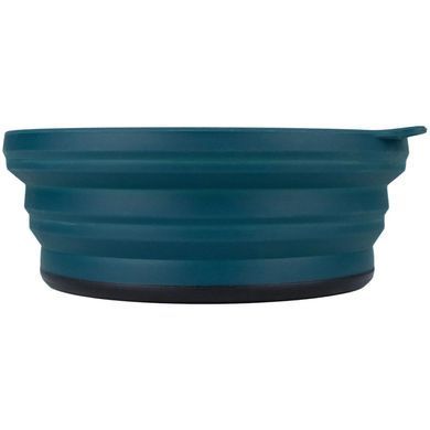 Миска Tribe Collapsible Bowl 600 мл силиконовая, ocean