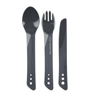 Набор столовых приборов Lifeventure Ellipse Cutlery, graphite