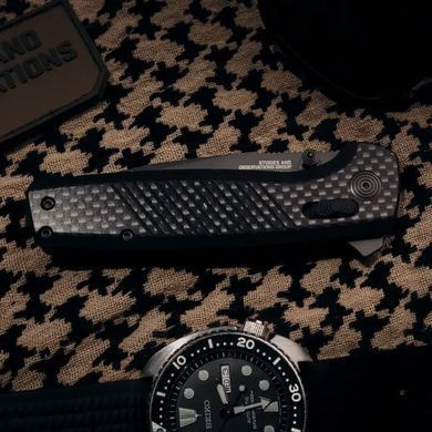 Розкладний ніж SOG Terminus XR LTE, Carbon/Gold (SOG TM1033-BX)