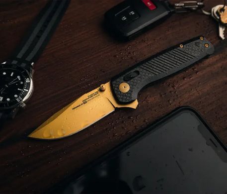 Розкладний ніж SOG Terminus XR LTE, Carbon/Gold (SOG TM1033-BX)