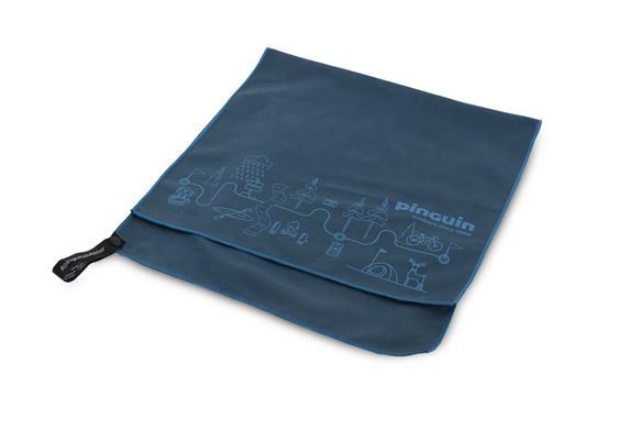 Полотенце Pinguin Micro Towel, Map/Blue, L - 60x120 см (PNG 672251)