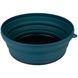 Миска Tribe Collapsible Bowl 600 мл силиконовая, ocean