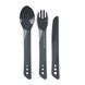 Набор столовых приборов Lifeventure Ellipse Cutlery, graphite