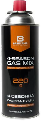 Газовый баллон BaseCamp 4 Season Gas 220 г (BCP 70200)