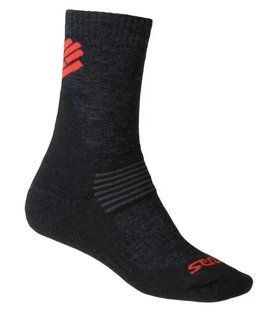 Носки Sensor Expedition Merino Black/Red, 39-42