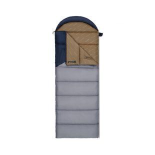 Спальник з капюшоном Naturehike Sunny Day PL02 U450 CNK2550WS028, (3,9&deg;C), лівий, блакитно-синій
