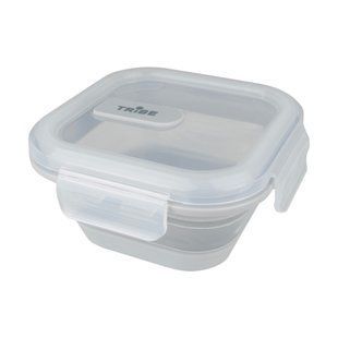 Контейнер Tribe Collapsible Container 500 мл силиконовый, grey