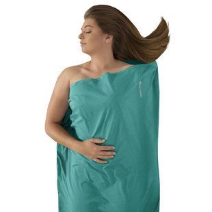 Вкладыш в спальник Silk-Cotton Standard Rectangular, 185 см, Sea Foam от Sea to Summit (STS ASLKCTNSTDSF)