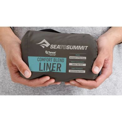 Вкладыш в спальник Sea to Summit Comfort Blend Sleeping Bag Liner, Rectangular w/ Pillow Sleeve (STS ASL032071-250201)