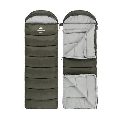 Спальник Naturehike U250 NH20MSD07, темно-зеленый