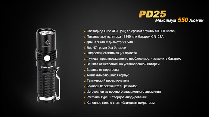Ліхтар ручний Fenix PD25