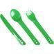 Набор столовых приборов Lifeventure Ellipse Cutlery, green