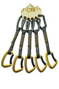 FA Відтяжка з карабінами Rock Express PAD 16 mm 16 см (5 шт)