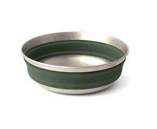 Миска складна Sea to Summit Detour Stainless Steel Collapsible Bowl, Laurel Wreath Green, L (STS ACK039011-062008)