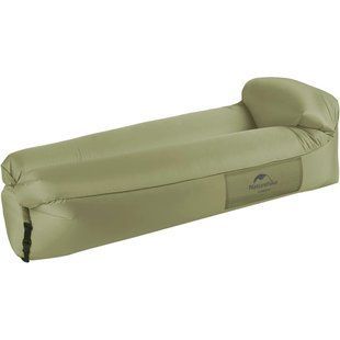 Матрас, ламзак надувной Naturehike NH20FCD06, 180х70х52 см, оливковый, имеет чехол-рюкзак