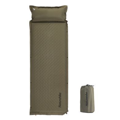 Килимок самонадувний одномісний з подушкою Naturehike CNK2300DZ014, 3 см